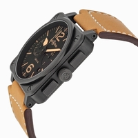 Bell and Ross Aviation BR0394 HERITAGE Black Carbon Ion-plated Stainless Steel