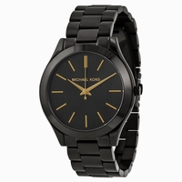 Michael Kors MK3221 Black Ion-plated Stainless Steel