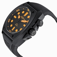 Bell and Ross Marine BR0292-ORANGE Black PVD Steel