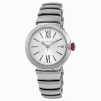 Bvlgari 102219 Silver Opaline with a Guilloch��| soleil treatment