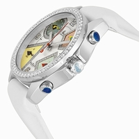 Jacob & Co. Five Time Zone JCM24DA Mother of pearl dial with diamond accents (0.56 ct