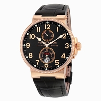 Ulysse Nardin Maxi Marine 266-66-BLACK 18kt Rose Gold