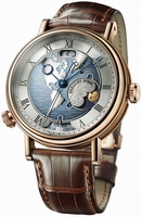 Breguet Classique 5717BR/US/9ZU Silver with White Gold and Blue