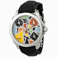 Jacob & Co. Five Time Zone JCM115DA Multi-colored dial with diamond accents (0.83 ct)