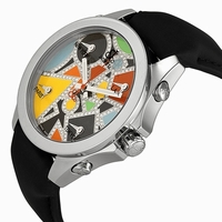 Jacob & Co. Five Time Zone JCM115DA Multi-colored dial with diamond accents (0.83 ct)