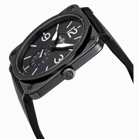 Bell and Ross Aviation BRS-BLC-MAT/SRB Black Ceramic