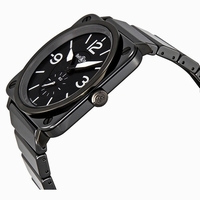 Bell and Ross Aviation BRS-BL-CERAMIC/SCE Quartz