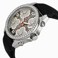 Jacob & Co. Five Time Zone JCMATH15 Mother of pearl dial with diamond pave accents
