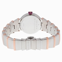 Bvlgari 102193 Silver Opaline with a Guilloch��| soleil treatment
