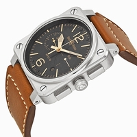 Bell and Ross Aviation BR0394-ST-G-HE/SCA Black