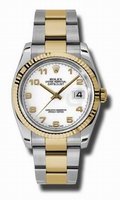 Rolex Datejust 116233WAO Stainless Steel and 18kt Yellow Gold