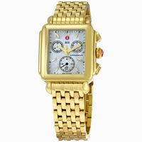 Michele W06A000210 Gold-Tone Stainless Steel