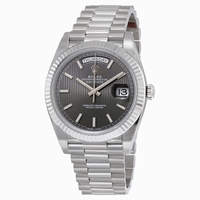 Rolex 228239RSSP Dark Rhodium Stripe Motif