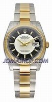 Rolex Datejust 116233BKSSO Silver and black