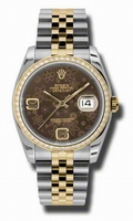 Rolex Datejust 116243BRFAJ Brown