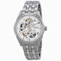 Hamilton Jazzmaster H32405111 White Skeleton
