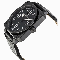 Bell and Ross Aviation BR0192-BL-CER/SCR Automatic