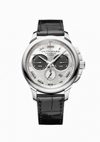 Chopard L.U.C. 161928-1001 Silver with a sunray satin-brushed motif