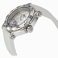 Chopard Happy Sport 28/8948 White with floating diamonds