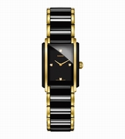 Rado R20845712 High-tech Black Ceramic and Gold-tone Stainless St