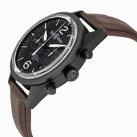Bell and Ross Vintage BRV126-BL-CA/SCA Carbon PVD Stainless Steel