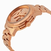 Michael Kors Runway MK5661 Rose Crystal Pave with Embost MK logo
