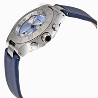 Cartier Must 21 W1020013 Silvered Blue Sunburst
