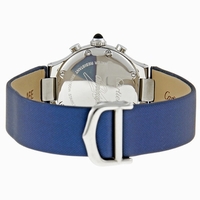 Cartier Must 21 W1020013 Silvered Blue Sunburst
