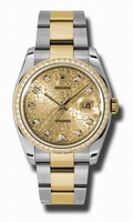 Rolex Datejust 116243CJDO Stainless Steel and 18kt Yellow Gold