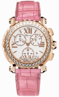 Chopard Happy Sport 283583-5001 White dial with 5 floating diamonds