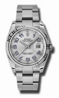 Rolex Datejust 116234SDBLAO Stainless Steel and White Gold