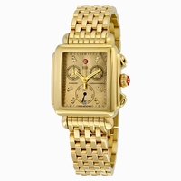 Michele MWW06P000244 Gold-plated Stainless Steel