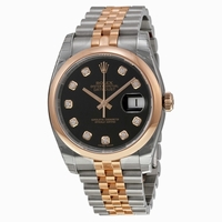 Rolex Datejust 116201BKDJ Stainless Steel