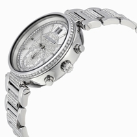 Michael Kors Sawyer MK6281 Silver / Crystal Pave