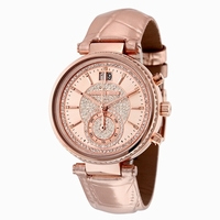 Michael Kors Sawyer MK2445 Rose Gold-Tone Stainless Steel
