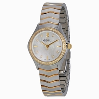 Ebel Wave 1216198 Stainless Steel and 18kt Yellow Gold