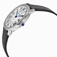 Cartier Ronde Solo de Cartier W6701010 Silvered Opaline