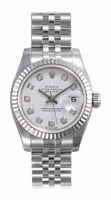 Rolex Datejust 179174-WDJ White With 10 Diamonds