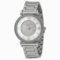 Michael Kors MK3355 Silver Crystal Pave