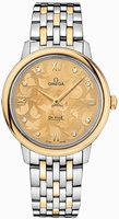 Omega 424.20.33.60.58.001 Champagne with diamonds