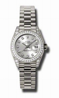 Rolex Lady Datejust 179159SDP 18k White Gold Diamond