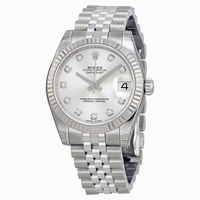 Rolex Datejust 178274SDJ Silver With 11 Diamonds