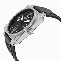 Bell and Ross Aviation BR0192-BL-ST Black