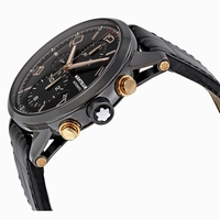 Montblanc Timewalker 105805 Black Ion Plated Stainless Steel