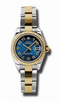 Rolex Datejust 179173BLCAO Stainless Steel and 18kt Yellow Gold