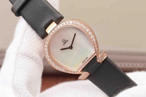 AAA Omega Omegamania Specialities 5886.72.51 Diamonds Bezel Silver Dial Ronda Quartz Omega Watch00745