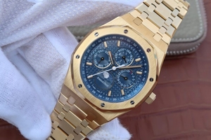 Audemars Piguet Royal Oak 41mm 26574 Blue Dial White Hand Watch01168