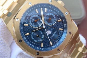 Audemars Piguet Royal Oak 41mm 26574 Blue Dial White Hand Watch01168