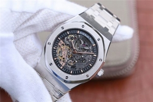 Audemars Piguet Royal Oak 41mm Double Balance Wheel Openworked 15407 Bracelet Watch00223