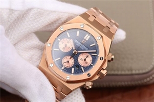Audemars Piguet Royal Oak Chronograph Blue/RG Dial Bracelet Watch00823